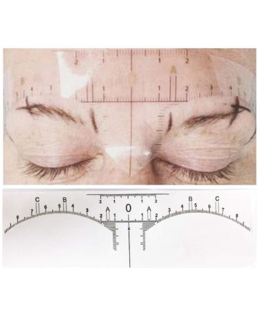 Solustre 100 Disposable Eyebrow Templates - Perfect Eyebrow Liner Stickers & Measuring Tools for Women & Girls - International Shipping Available - Buy Online on GoSupps.com
