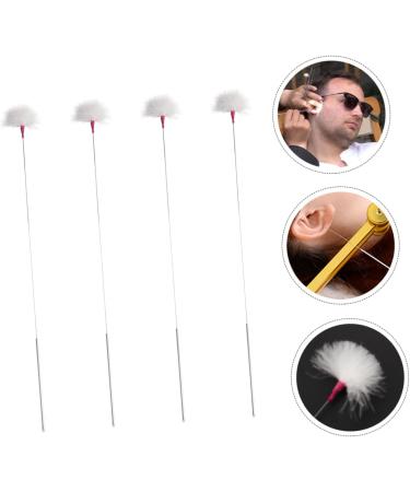Beatifufu 4pcs Earwax Removal Tools with Spiral Goose Quill Tips Comfortable Metal Handle Ear Cleaning Sticks for Gentle and Earwax Cleaning Lightweight and Portable Random Color - Buy Online on GoSupps.com