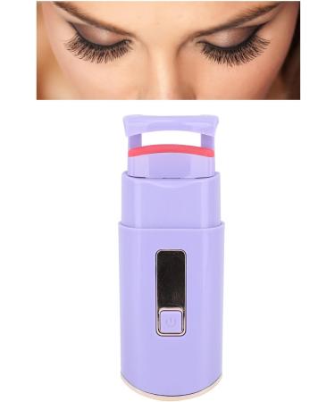 Heated Eyelash Curlers Electric Heated Eyelash Curler 8S Quick Heat Up Handheld Eyelash Heated Curler 3 Levels Temp Settings Eyelash Curler for Makeup Purple - Buy Online on GoSupps.com
