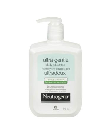 Neutrogena Ultra Gentle Daily Cleanser Fragrance-Free- clear 354 ml (Pack of 1) Fragrance Free Cream Cleanser