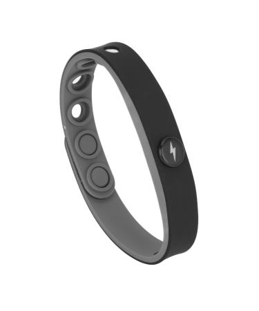 Silicone bracelet for removing static electricity customizable size easy to use versatile application excellent silicone bracelet with negative ions for black