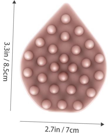 Fomiyes Silicone Bathing Brush Set - 3-Piece Scalp Massage & Body Brushes | Perfect Birthday Gift in Pink | Hair Grip & Shampoo Scrubber - Buy Online on GoSupps.com