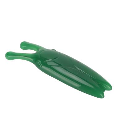 Verdant touch gusha facial tools high bridge nose slow nose massage gua Sha tool for jaw swelling reduction green