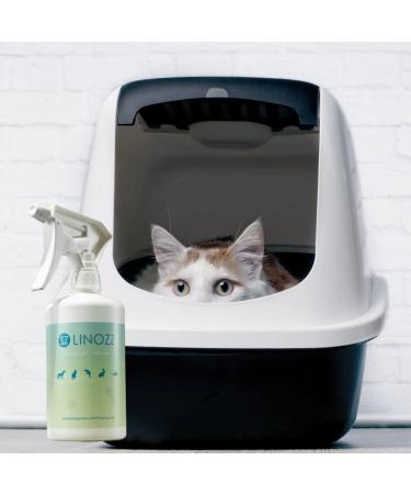 2 x 500ml Linozz Animal Odor Neutralizers | Eliminate Cat Urine & Dog Smells | Vegan Fresh Air Spray | Litter Box Deodorant - Buy Online on GoSupps.com