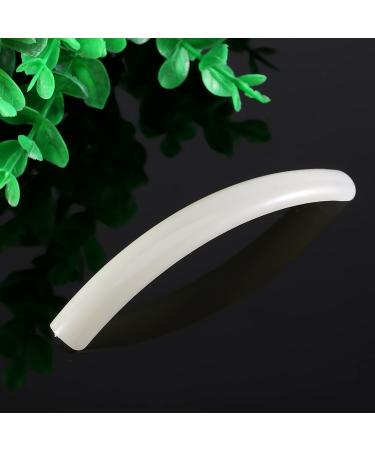 10Pcs Extra Long Beige Half Cover Artificial Fingernails Tips - Nail Art Design for Salon & DIY Manicure - Buy Online on GoSupps.com