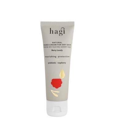 Hagi Berry Lovely Natural Hand Cream for Dry Skin | Inulin | Panthenol | Red Fruit Extract | Strawberry Extract | Raspberry Extract | Blackberry Extract | Nourishing | 50ml