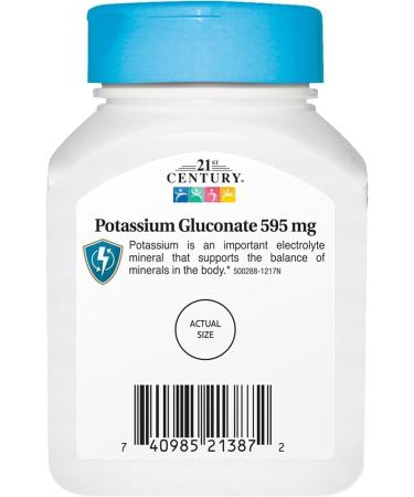 21st Century Potassium 595 mg Tablets 110-count by 21st Century - Buy Online on GoSupps.com