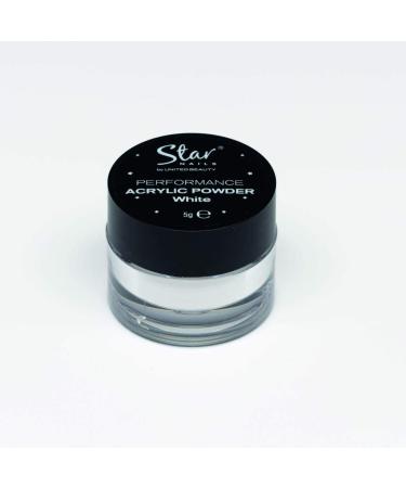 Star Nails Performance Acrylic Powder White 5g 5g White