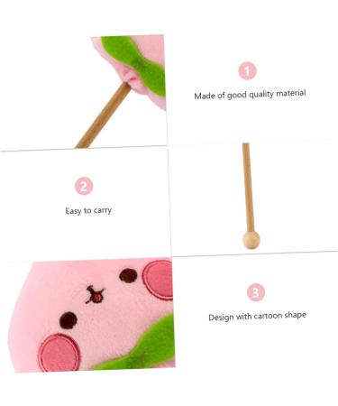 Lurrose Plush Massage Hammer - Portable Foot & Leg Massager Cartoon Design Earth-Colored 25x12cm - Ultimate Relaxation Gear - Buy Online on GoSupps.com