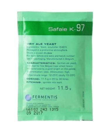 Fermentis Safale K-97 11.5 g dry brewer s yeast - Buy Online on GoSupps.com