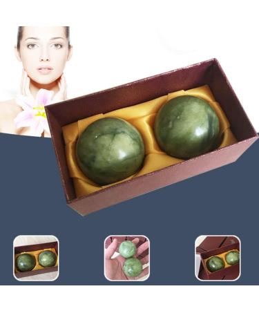 Shop Jade Massage Balls - 2pcs Hand Massager for Stress Relief & Health | Baoding Exercise Roller - Buy Online on GoSupps.com