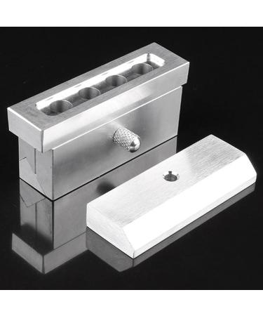 Trooth 4 Holes 12.1 mm DIY Lip Balm Mould Aluminium Alloy Makeup Tool - Buy Online on GoSupps.com