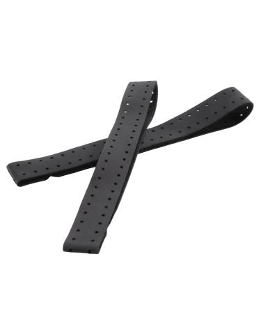 Widybord 2 Pack Adjustable and Breathable Replacement Wristband with Soft Strap for Heart Rate Monitor - (Black)