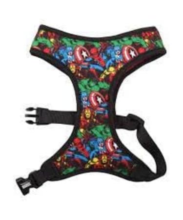 Cerd - for fan pets - high -quality breast dishes printed with marvel motifs |Made from 100% polyester constant fabric and small metal pendants - officially licensed by Marvel