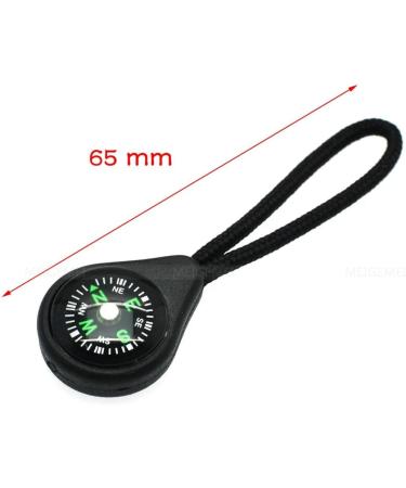 5pcs Zipper Pulls Cord Ends - Black Cord Lock Straps for Clothing Accessories | International Shipping - Buy Online on GoSupps.com