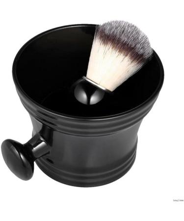 Plastic Shaving Soap Bowl with Handle - Foam Shaving Cream Bowl for Men | Barbershop Quality Soap Cup for Easy Razor Cleaning - Buy Online on GoSupps.com
