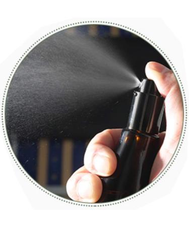 Vasana Amber Glass Spray Bottles - 50ml Fine Mist with Anti-Dust Cap | Ideal for Cosmetics Aromatherapy Essential Oils | Set of 3 - Buy Online on GoSupps.com