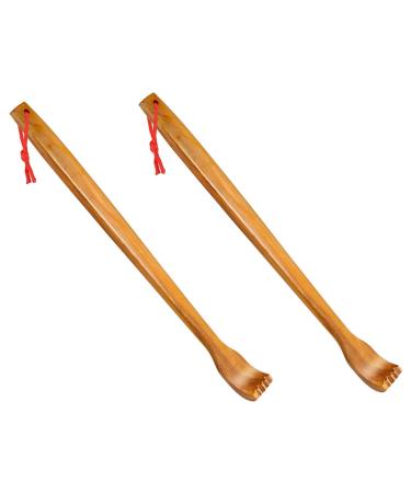 Tovinanna 2 pieces fragrant wooden massager back scraper tool back scratch back scratches wood scratch scratch massage tab back scratchy scratching itching massage massage device