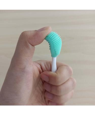3pcs Soft Silicone Exfoliating Lip Brush Tool for Plump, Smooth & Fuller Lips - Double-sided Lip Brush Face Cleaning Applicator (Pink Yellow Green) - Buy Online on GoSupps.com