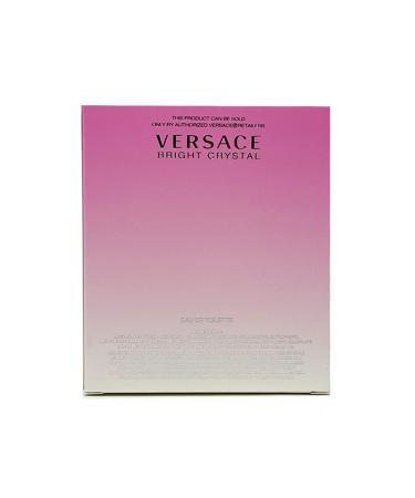 V rsace Bright Crystal Eau De Toilette Spray For Woman. EDT 3 fl oz 90 ml - Buy Online on GoSupps.com