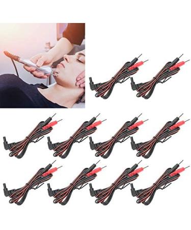 Buy Replacement Electrodes Cable - 10 Pack 2.35mm 1.2m 2-in-1 Pin TENS Cable for Muscle Stimulators | International Shipping - Buy Online on GoSupps.com