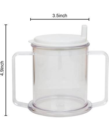 FakeFace Return-Safe Beak Cup for Seniors | 2-Handle Drinking Aid for Patients & Disabled | Safe Lid Design - Ideal for Convalescence & Pregnancy - Buy Online on GoSupps.com