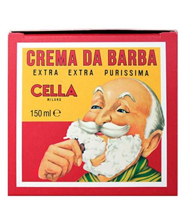 Cella Milano Almond Shaving Cream Soap 150g - Luxurious Italian Grooming Essential - Buy Online on GoSupps.com