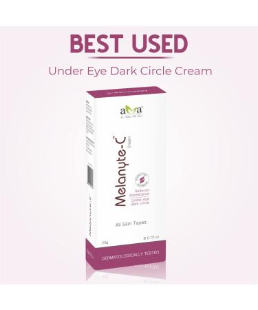 Vegetal Melanyte-C Eye Cream - 20g | Pure & Natural Organic Formula for Reducing Dark Circles - International Shipping - Buy Online on GoSupps.com