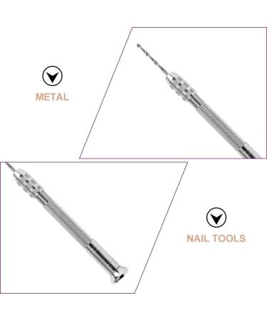 FOMIYES 1 Set Nail Punch Jewelry Tool Manicure Tools Charm Piercing Tool Jewelry Piercing Tool Hand Tools Kit De Manicura Nail Art Tool Nail Hand Drills Handheld Metal Ornament - Buy Online on GoSupps.com