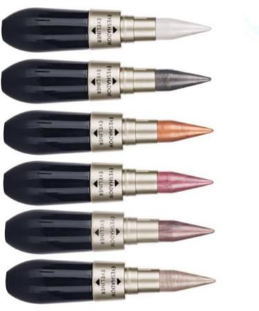 6pcs/set 2 shadow pen in 1 Dalineer Ojer Double head A combination Waterproof to black eyes Black Eye Shavada colorful colorful eyes pigmented with high cosmetic content - Buy Online on GoSupps.com