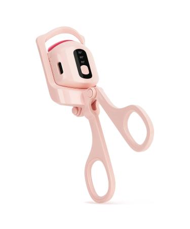 Heated Eyelash Curlers Electric Eyelash Curler Natural Curling Eye Lashes with Fast Pre-Heat 3 Heating Modes Rechargeable & Long Lasting