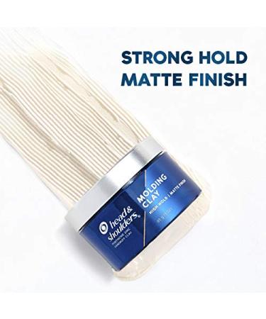 Head & Shoulders Men's Anti-Dandruff Hair Clay - Strong Hold, Matte Finish 3 Oz - Buy Online on GoSupps.com