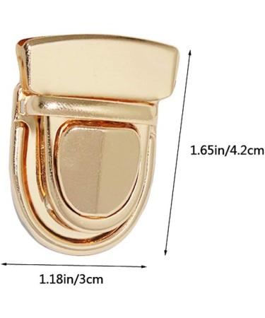 6 pcs Gold Tuck Lock Clasp Catch Purse Fasteners for DIY Wallets and Handbags - Buy Online on GoSupps.com