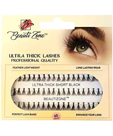 Ultra Thick Individual Eyelash Cluster Eyelashes False Lashes Knotted Lash Extensions (SHORT 8MM) - Buy Online on GoSupps.com