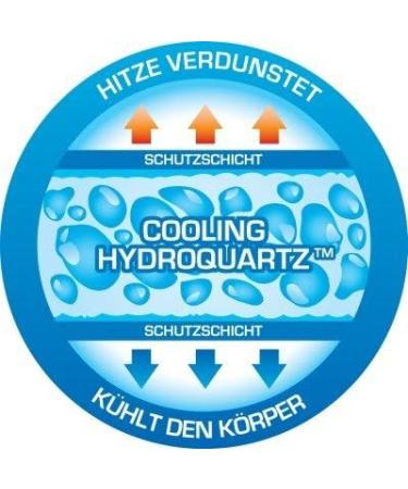Cooling Bandana | Cold Headscarf | Versatile Scarf & Cap for Hiking & Sports | Universal Fit for Adults - Pacific Blue - Buy Online on GoSupps.com