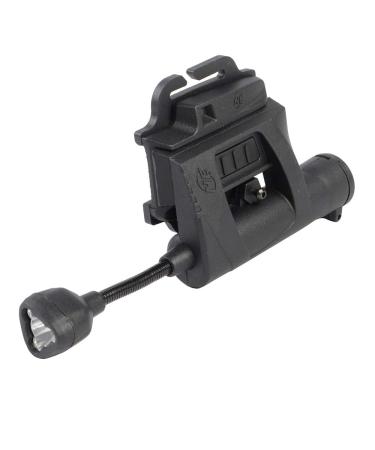 Tactical helmet light 4 light modes Evolution Charging Illumination Tool helmet lamp helmet accessories for MPLS helmet cycling camping hiking (black)