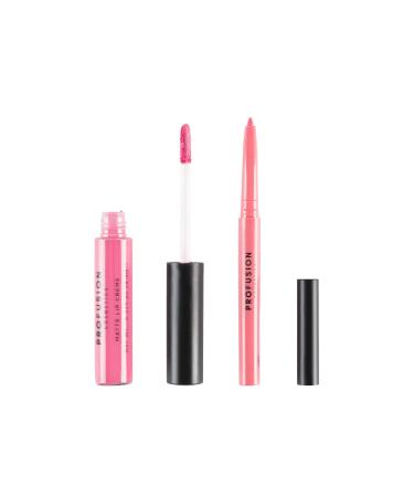 Profusion Cosmetics Lip Duo Matte Lipstick and Liner Combo Bold and Beautiful Long Lasting Lip Kit With Luxurious Matte Lip Liner and Cream (Lust)