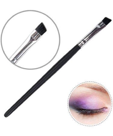 Professional Makeup Brush Black Flat Angled Eye Brow Eyeliner Eyeshadow Superior Quality and Creative - Buy Online on GoSupps.com
