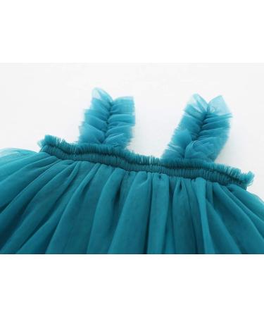 Ugitopi Baby Girls Tutu Dress Sleeveless Tulle Sundress | Size 9-36 Months | 2 Years | B-blue - Buy Online on GoSupps.com