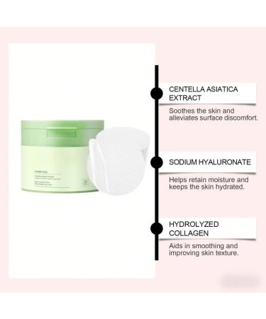 Centella Asiatica & Collagen Toner Pads - Hydrating Facial Pads for Daily Moisture Soothing & Gentle Cleansing 70 Count (3 70 Pads) 70 Pads 3 - Buy Online on GoSupps.com