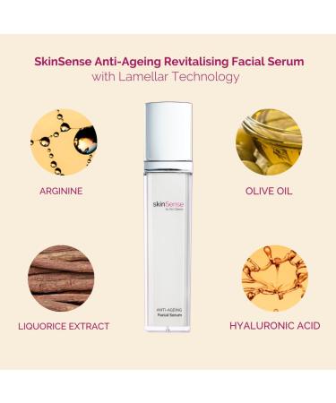 SkinSense Anti-Ageing Revitalising Facial Serum Day Cream for Women Anti-Ageing Skin Repair Cream Face Brightening Cream Face Serum for Women with Mature Skin - Buy Online on GoSupps.com
