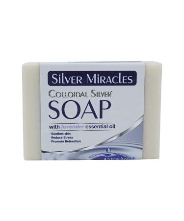 Silver Miracles Colloidal Silver Soap with Lavender essential oil