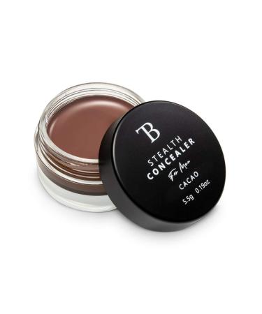 Tom Bailey Stealth Concealer for Men - 5 Natural Matte Shades - Instant Fix for Every Guy's Dark Under-Eye Circles Acne Scars and Blemishes - Nourishing Vegan Cruelty-Free (Cacao)