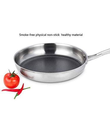 DameCo Induction Pot Saucepan Frying pan Non-Stick Pan Stainless Steel Frying Pan Omelette Pan Breakfast Pot Nonstick Metal Utensil Saucepan Frying Pan (Size : 30CM) () Interesting - Buy Online on GoSupps.com
