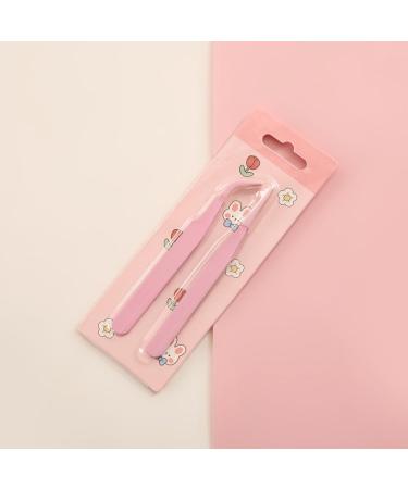 Evember Pink Craft Tweezers for Scrapbooking - Perfect for Stickers & DIY Eyelashes Accessories - Buy Online on GoSupps.com