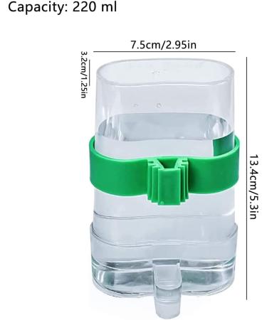 Water Feeders for Birds Liwein 4 Pack Bird Water Dispenser Automatic Bird Feeder Food Dispenser Pet Feeder Water Cup for Parrots Budgie Cockatiel - Buy Online on GoSupps.com