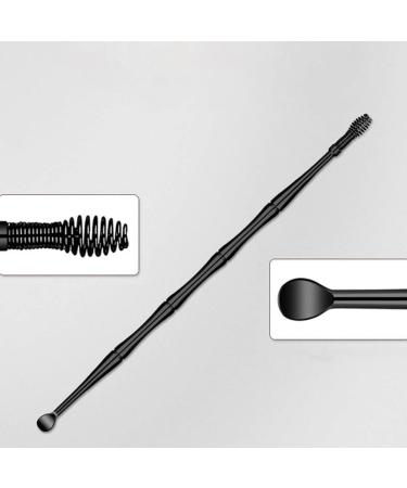 6 Pcs Reusable Double-Headed Earwax Removal Tool Set - Safe & Soft Silicone Ear Cleaning Kit for Easy Ear Wax Removal - Orange & Grey - Buy Online on GoSupps.com
