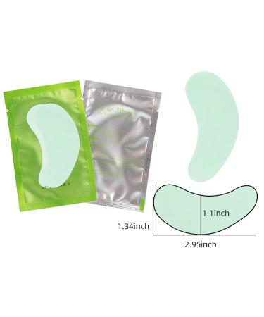 Lunamoon Eye Pads for Eyelash Extensions & Lifting | 50 Couples Green | Premium Eyelash Color & Eye Patches - Buy Online on GoSupps.com
