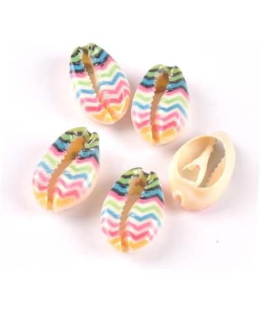 40 Pcs Summer Earrings Colorful Jewelry Bracelet Beads DIY Shell Earring Pendant Charm Spiral Miss 1.9x1.6x1cm Colorful - Buy Online on GoSupps.com