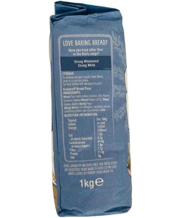 Hovis | Granary Bread flour 5X1kg | Suitable for vegetarians | Suitable for hand baking and bread machines | Make tasty loaves of bread - Buy Online on GoSupps.com